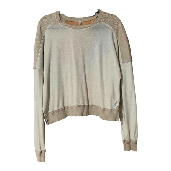 Free People Movement Daydreamer Pullover Size S Patchwork Colorblock Oversized - Picture 1 of 4